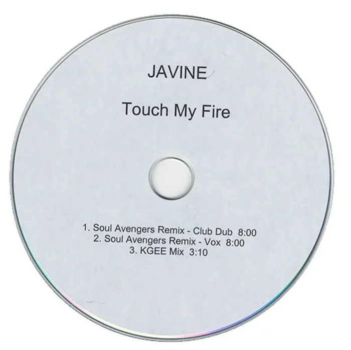 Javine Touch My Fire – Remixes UK Promo CD-R acetate