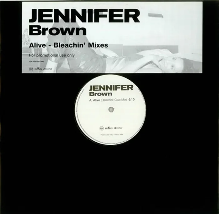 Jennifer Brown Alive – Bleachin’ Mixes UK Promo 12 ” vinyl