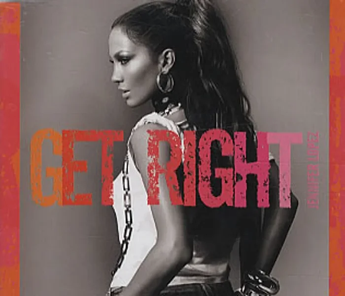 Jennifer Lopez Get Right UK Promo CD single