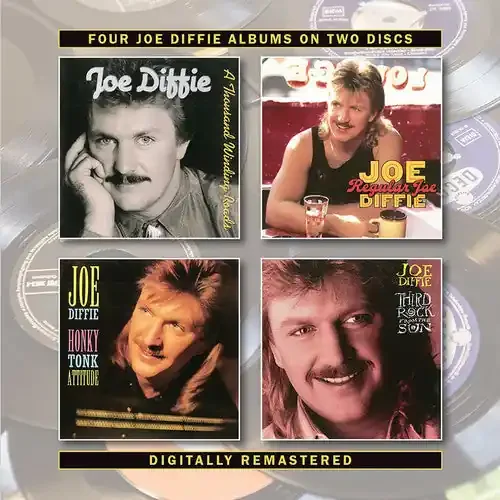 Joe Diffie A Thousand Winding Roads / Regular Joe / Honky Tonk Attitude / Third Rock From The Sun – COMPACT DISCS