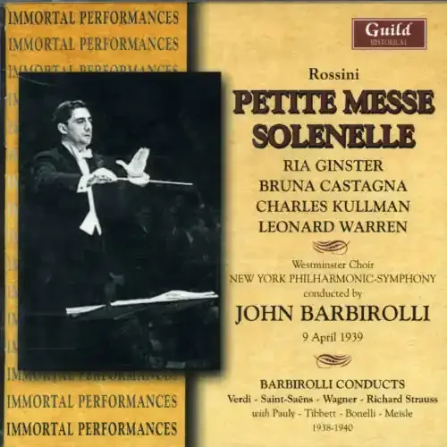 John Barbirolli Petite Messe Solenelle & Other Rarities – COMPACT DISCS