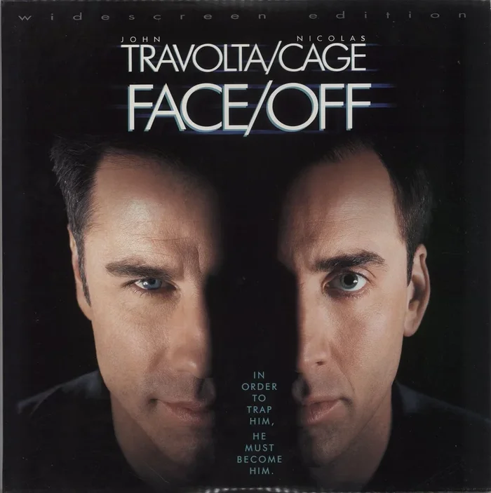 John Travolta Face/Off US Laserdisc