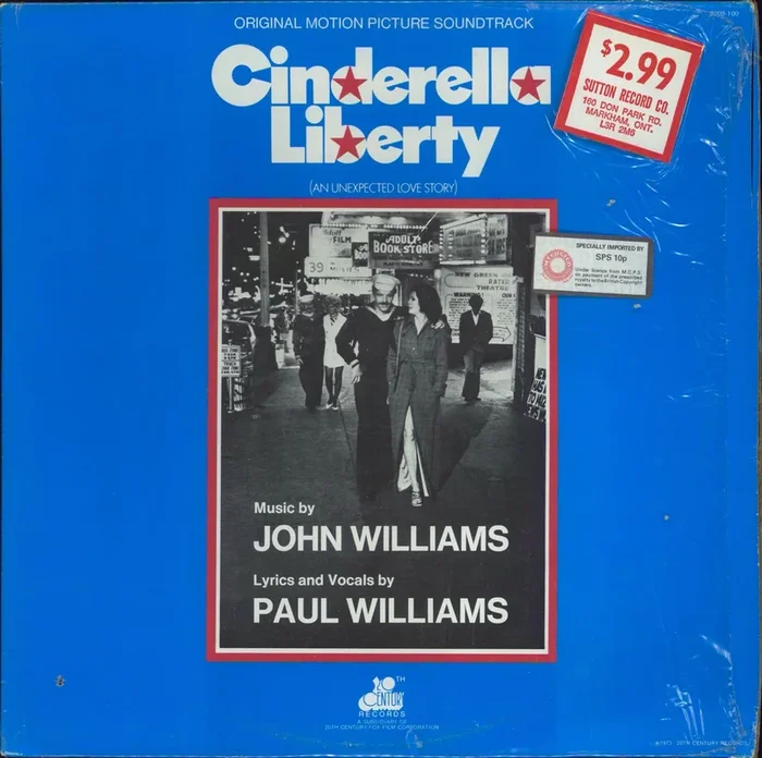 John Williams (Composer) Cinderella Liberty Canadian Vinyl LP
