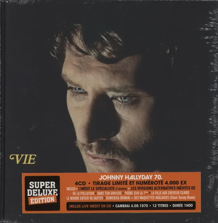 Johnny Hallyday Vie: Deluxe & Numbered Edition – Sealed French 4-CD set