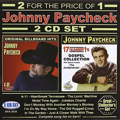 Johnny Paycheck 2 CD Set – COMPACT DISCS
