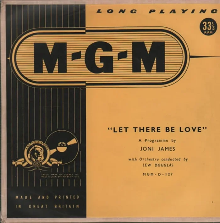 Joni James Let There Be Love UK 10 ” vinyl