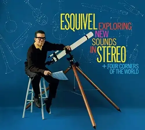 Juan Garcia Esquivel Exploring New Sounds In Stereo / Four Corners Of The World + 1 Bonus Track – COMPACT DISCS