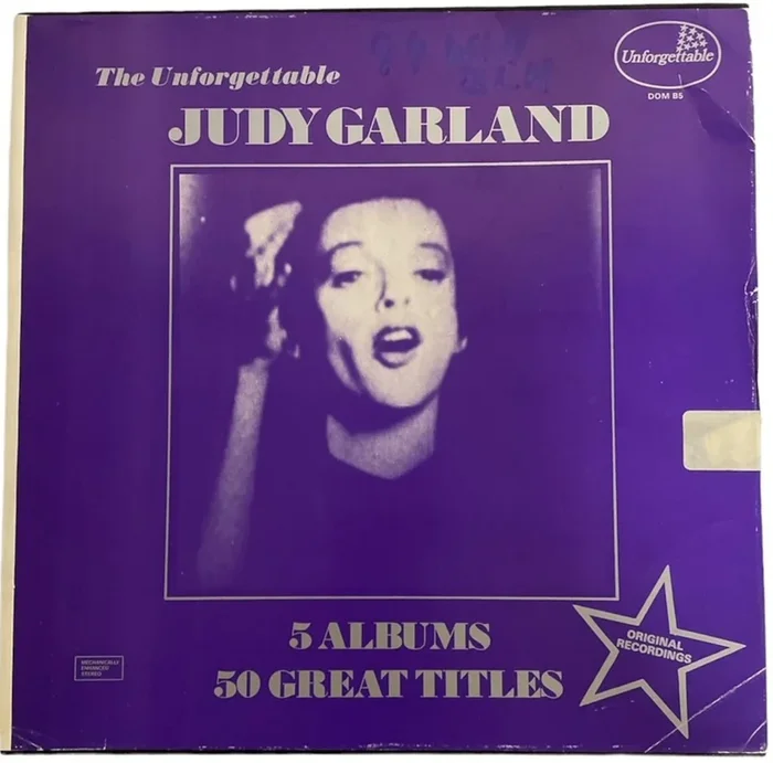 Judy Garland The Unforgettable Judy Garland UK 5-LP vinyl set