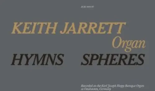 Keith Jarrett Hymns / Spheres – COMPACT DISCS