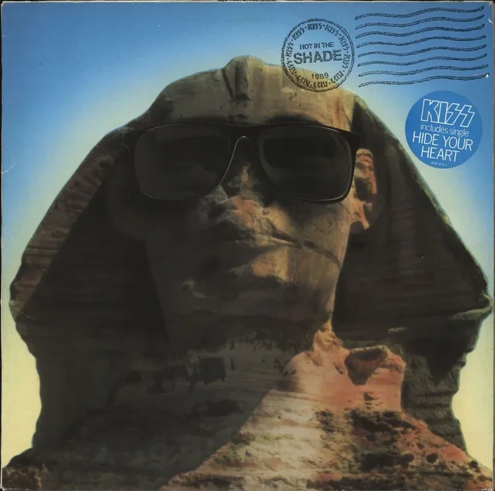 Kiss Hot In The Shade – Stickered UK Vinyl LP