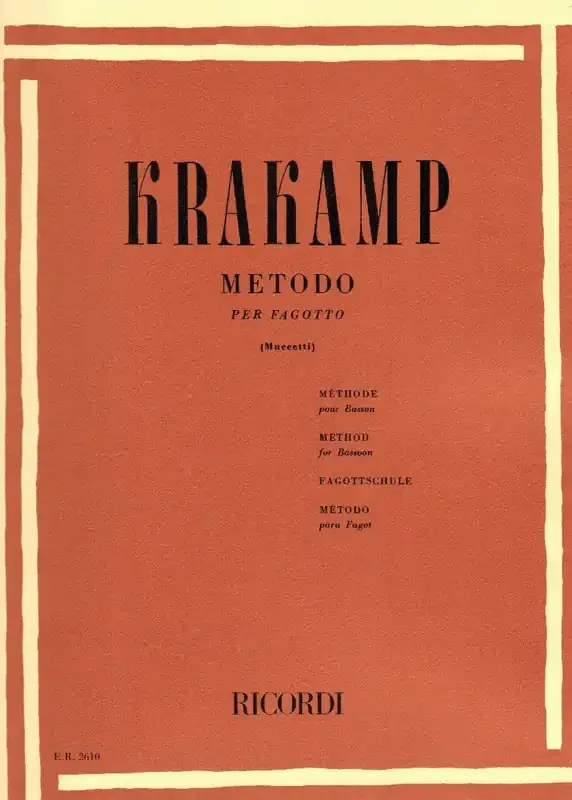 Krakamp, Emmanuele % Method for Bassoon – BSN METHOD