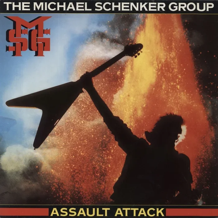 Michael Schenker Group Assault Attack German Vinyl LP