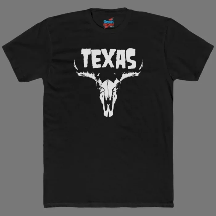 Misfits Style Texas Longhorn Skull Shirt