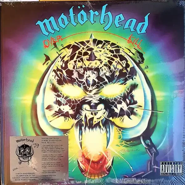 Motörhead – Overkill (LP, Album, RE + 2xLP, Album + Dlx, 40t) (Mint (M))