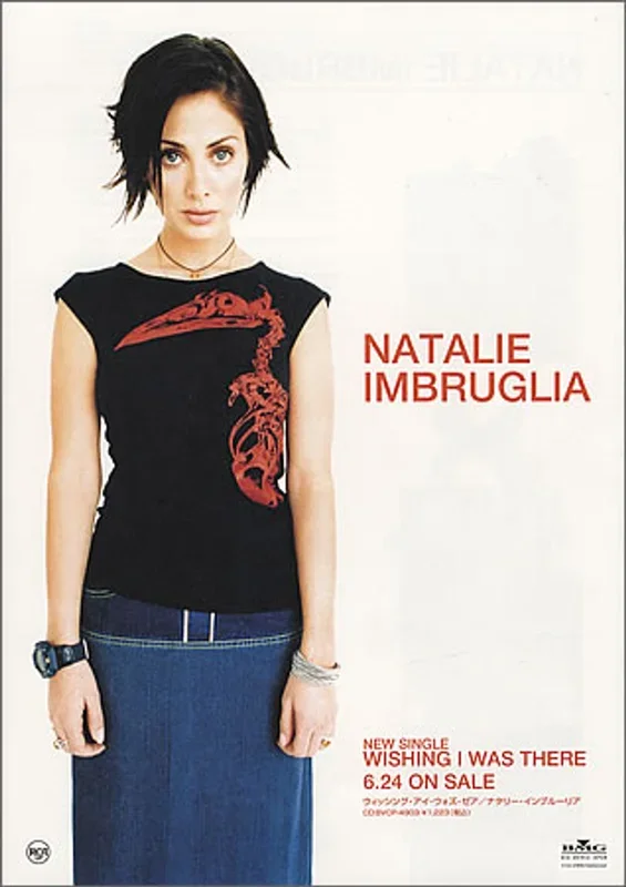 Natalie Imbruglia Wishing I Was There Japanese Promo Handbill