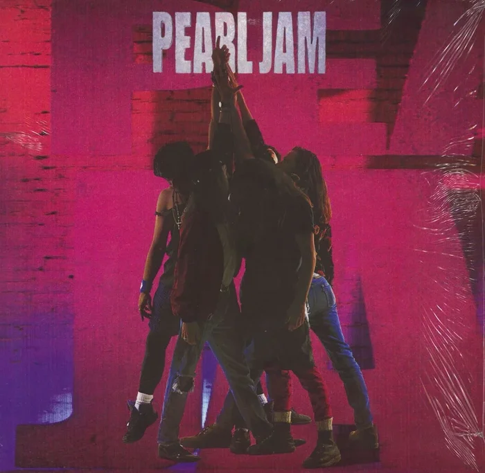 Pearl Jam Ten – shrink UK Vinyl LP