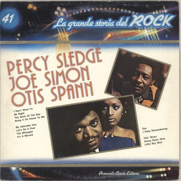 Percy Sledge La Grande Storia Del Rock 41 Italian Vinyl LP