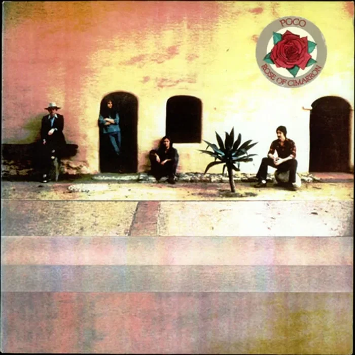 Poco Rose Of Cimarron – stickered p/s UK Vinyl LP