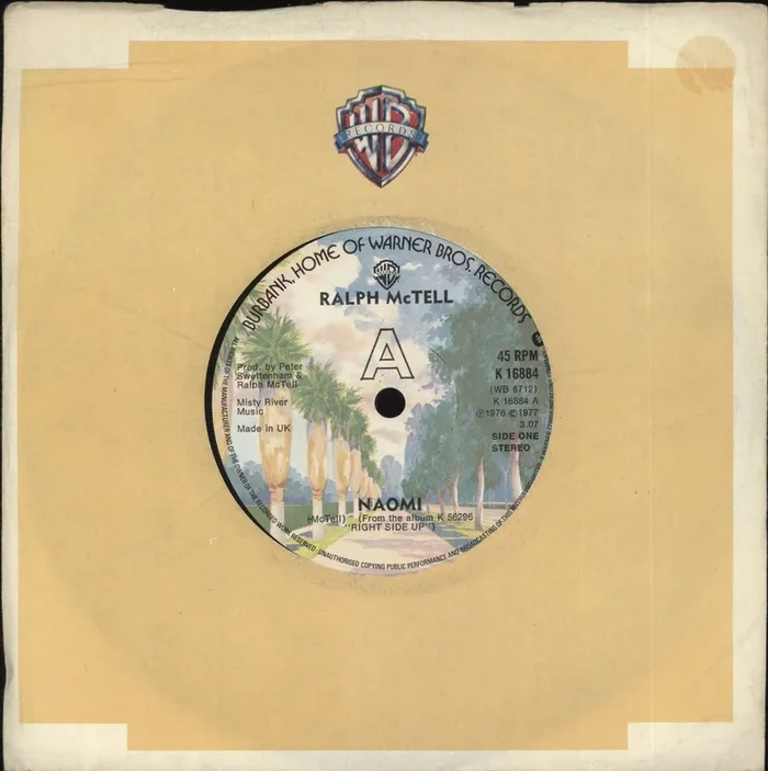 Ralph McTell Naomi UK 7 ” vinyl