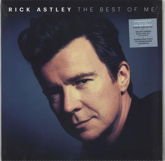 Rick Astley The Best Of Me – 180gm Blue Vinyl – Sealed UK 2-LP vinyl set