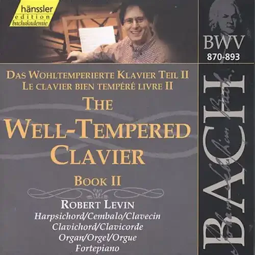Robert Levin Well Tempered Clavier 2 – COMPACT DISCS