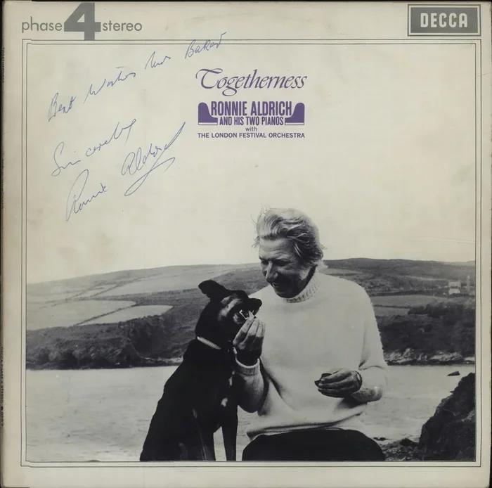 Ronnie Aldrich Togetherness – Autographed UK 2-LP vinyl set