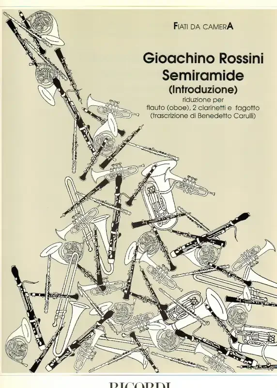 Rossini, Gioachino % Semiramide Introduction (parts only) – FL/2CL/BSN or OB/2CL/BSN