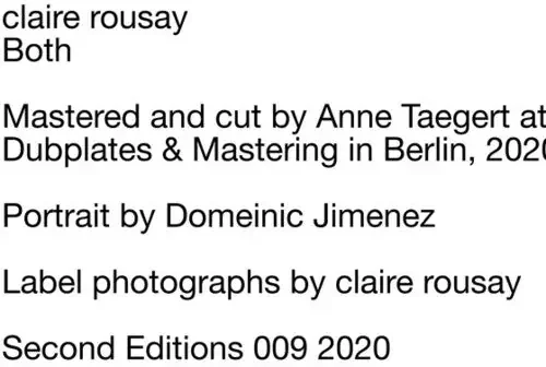 Rousay, Claire Both – VINYL LP