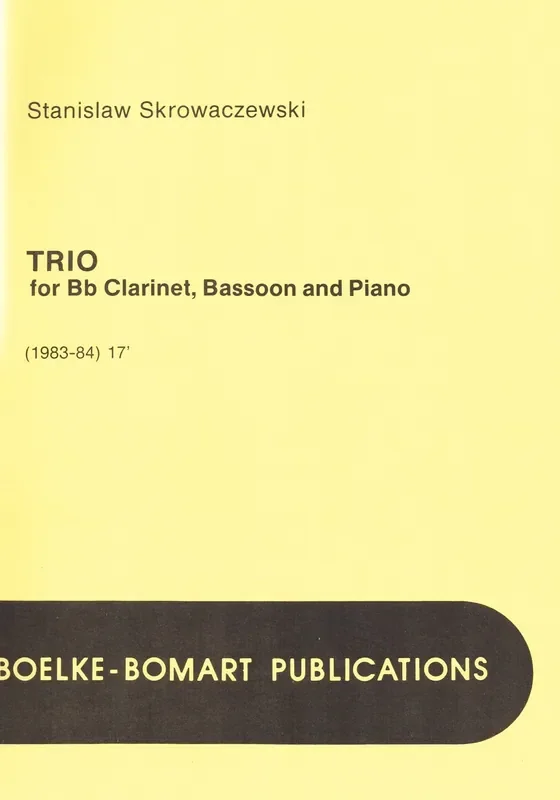 Skrowaczewski, Stanislaw % Trio (1983-84)-CL/BSN/PN