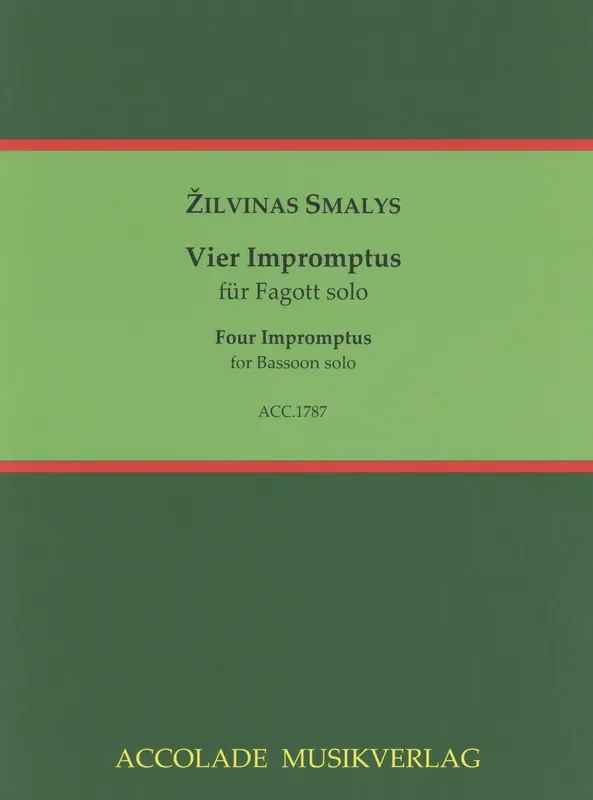 Smalys, Zilvinas % Four Impromptus – SOLO BSN