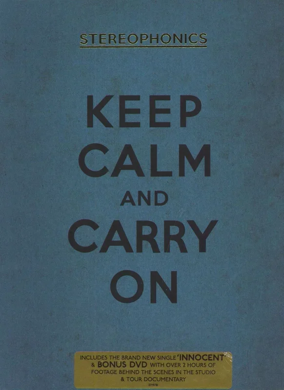 Stereophonics Keep Calm And Carry On: Deluxe Edition UK 2-disc CD/DVD set