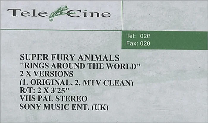 Super Furry Animals Rings Around The World UK Promo Video