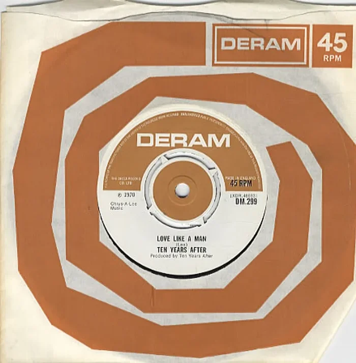 Ten Years After Love Like A Man UK 7 ” vinyl