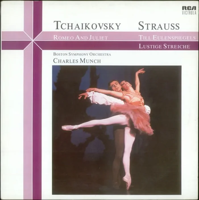 The Boston Symphony Orchestra Tchaikovsky: Romeo & Juliet / Strauss: Till Eulenspiegels Lustige Streiche Italian Vinyl LP