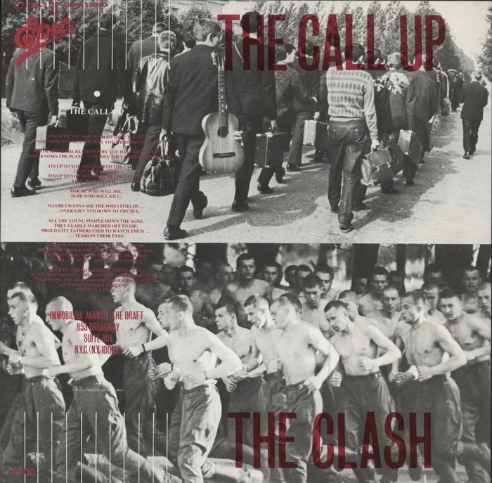 The Clash The Call Up Japanese 7 ” vinyl