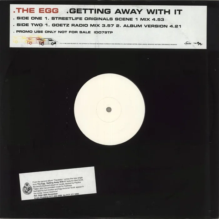 The Egg Getting Away With It – White Label UK Promo 12 ” vinyl