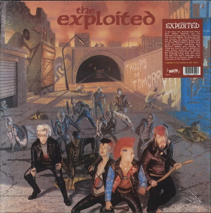 The Exploited Troops Of Tomorrow – Red vinyl Italian Vinyl LP