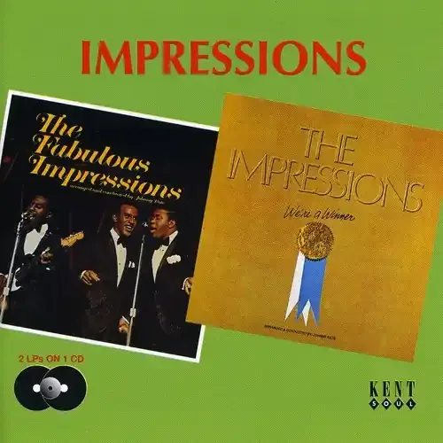 The Impressions Fabulous Impressions / We‘re a Winner – COMPACT DISCS