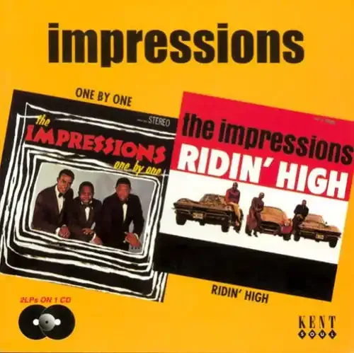 The Impressions One By One / Riding High – COMPACT DISCS