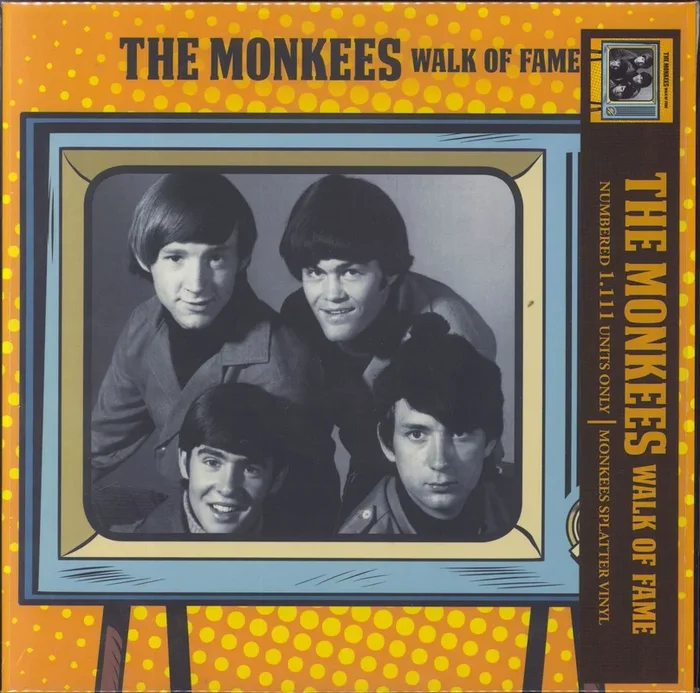 The Monkees Walk Of Fame: Remastered – Yellow Splattered Vinyl UK Vinyl LP