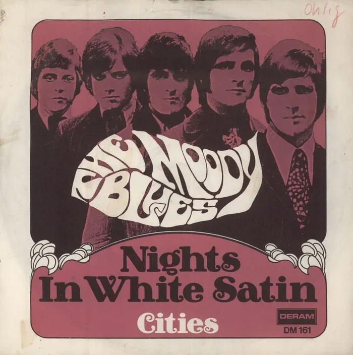 The Moody Blues Nights In White Satin – P/S German 7 ” vinyl