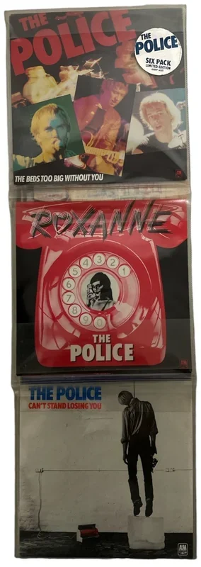 The Police Six Pack – Blue Vinyl UK 7 ” vinyl