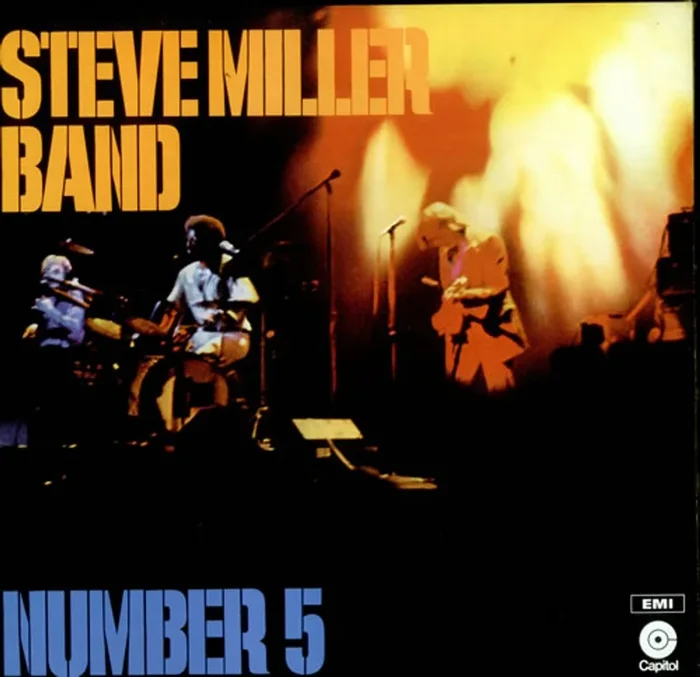 The Steve Miller Band Number 5 – lime green label UK Vinyl LP