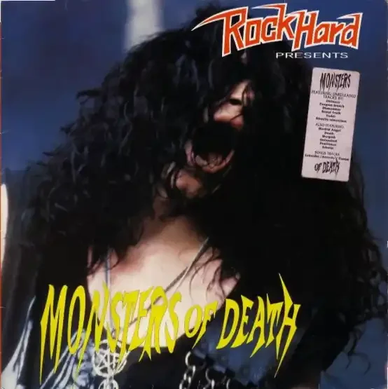 Various – Rock Hard Presents Monsters Of Death (LP, Comp) (Very Good Plus (VG+))