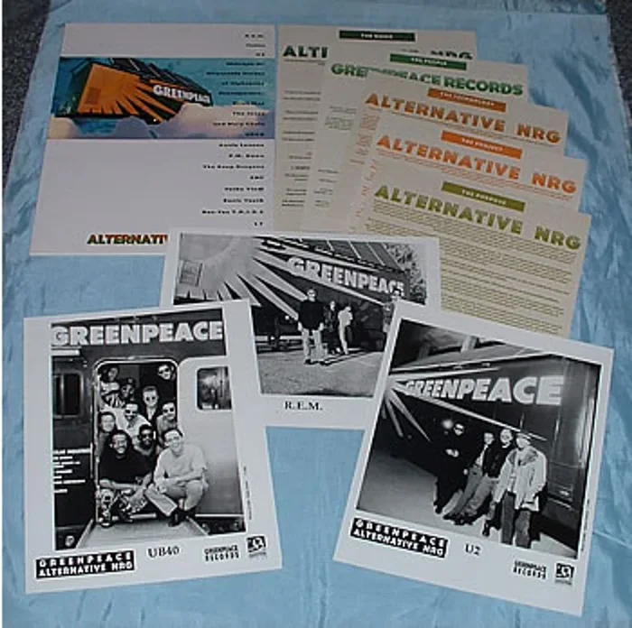 Various-Indie Alternative NRG – Greenpeace US Promo Press pack