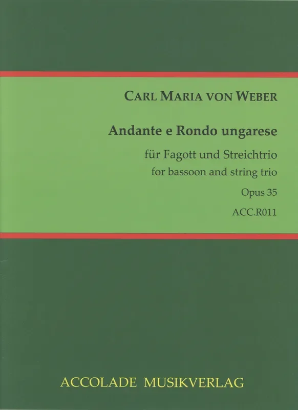 Weber, Carl Maria von % Andante e Rondo Ongarese, op. 35 (Rechtman) – BSN/STG3
