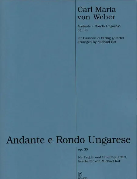 Weber, Carl Maria von % Andante e Rondo Ongarese, op. 35 (score & parts) – BSN/STG4