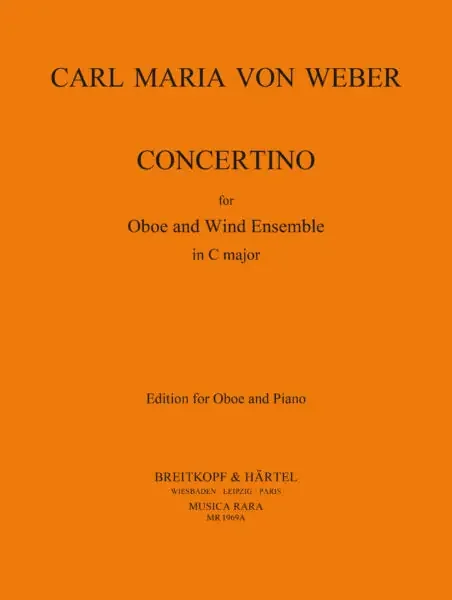 Weber, Carl Maria von % Concertino in C Major – OB/PN