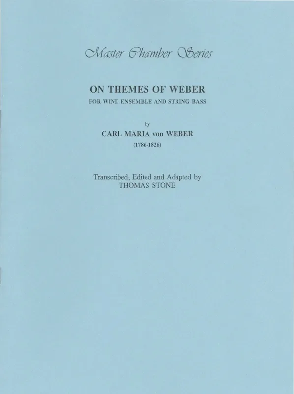 Weber, Carl Maria von % Themes of Weber (Symphonic Metamorphosis) (Score & Parts)-DBL WW5+BASS