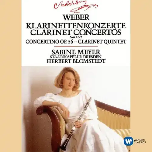 Weber / Meyer, Sabine Clarinet Concertos 1 & 2 / Concertino in E Flat – COMPACT DISCS